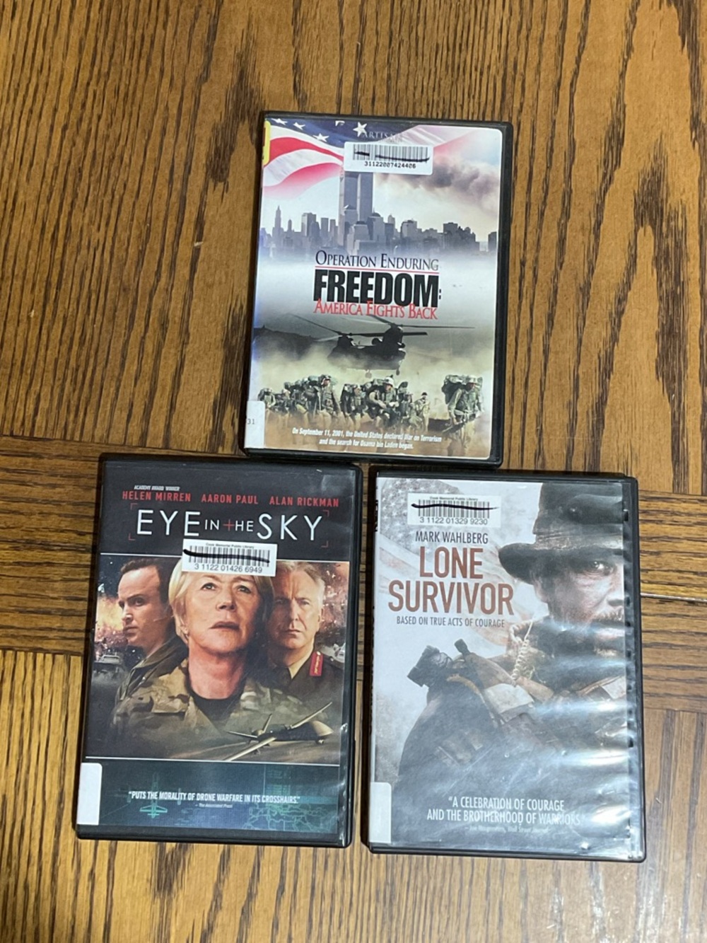 Military DVDs 📀 Freedom America Fights Back, Eye in the Sky, Lone Survivor